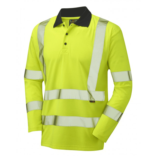 Hi-Vis Yellow Polo Shirt PO5-Y – Torlane Services Ltd